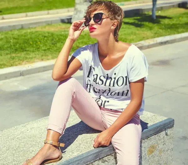 Polera personalizada mujer cuello en V